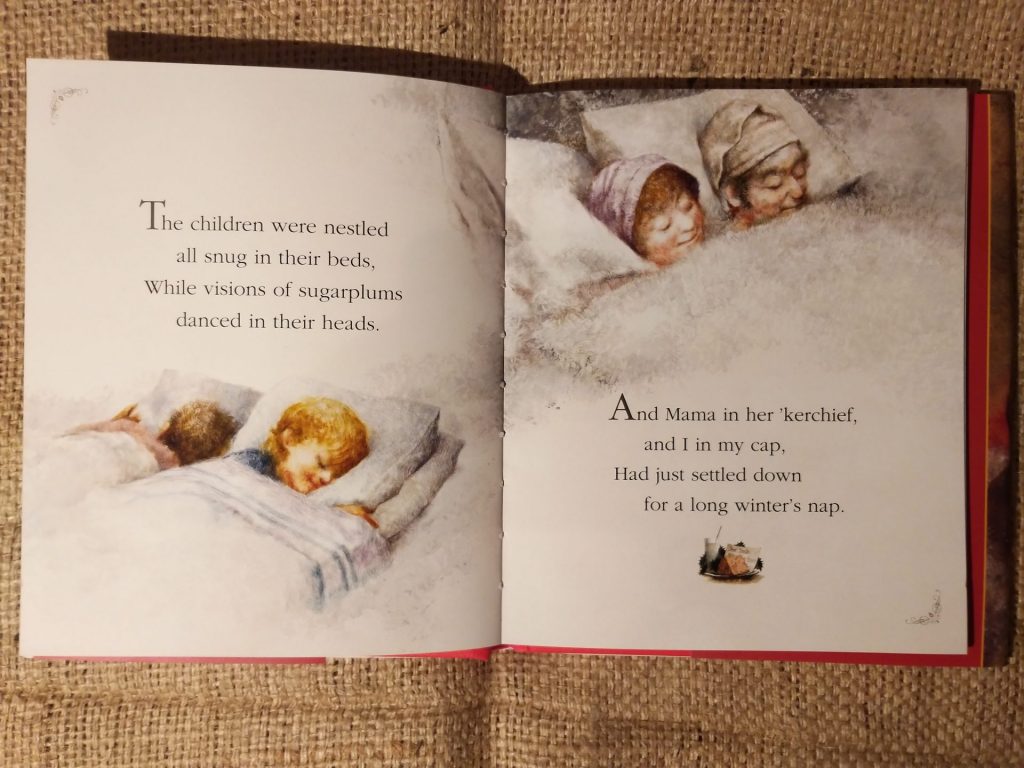 "The Night before Christmas": Robert Ingpens' Santa from my childhood's imagination Christmas, Hans Christian Andersen Award, Illustrated Poetry, Robert Ingpen Home Library Essentials 20181123 182111