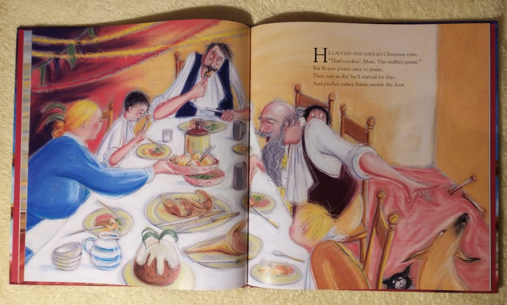 "A Bush Christmas" with Dee Huxley's illustrations is quintessentially Australian Australian Illustrated Books, Christmas, Dee Huxley Kids Book Reviews 20181210 135856