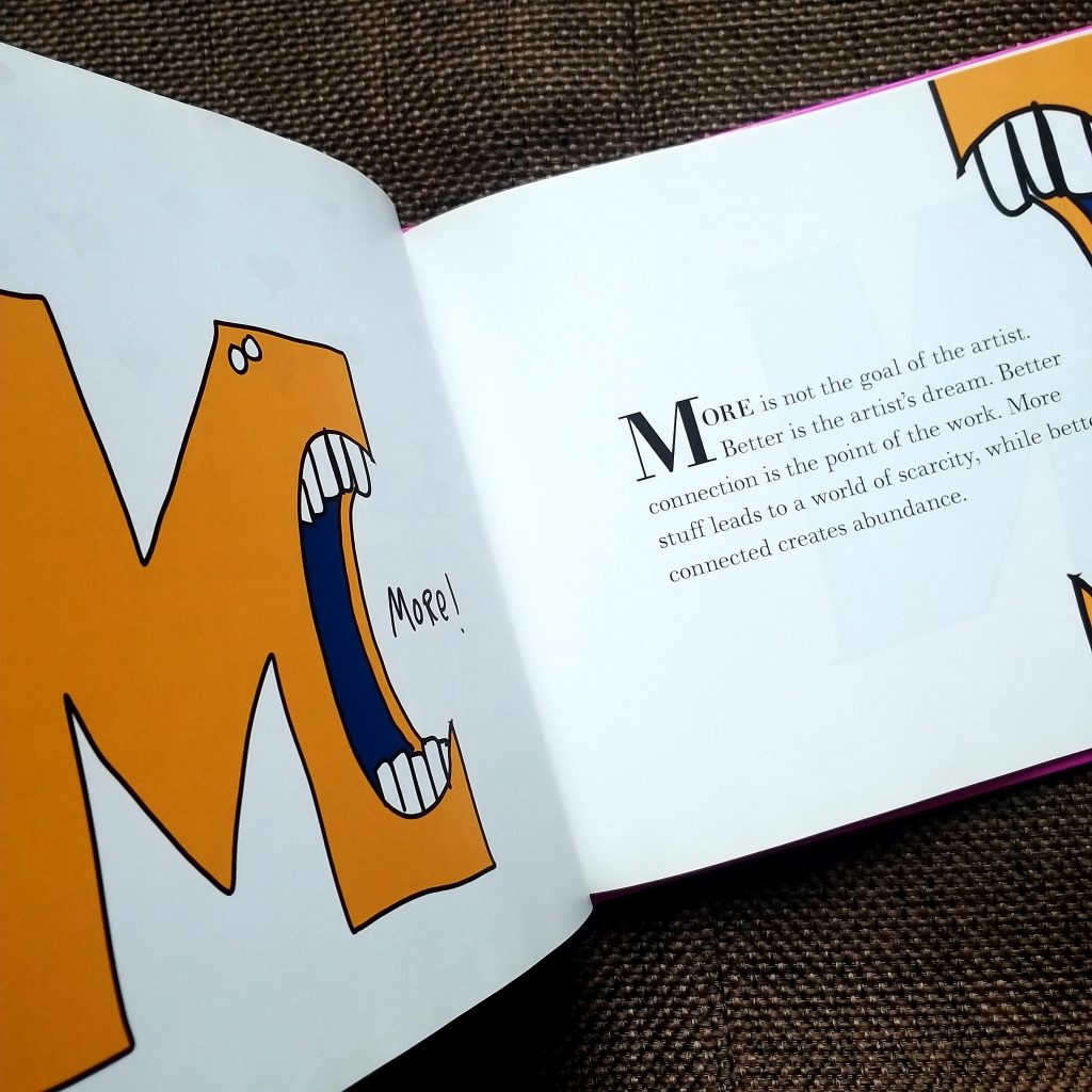 "V is for Vulnerable": Seth Godin's guide for accepting fears, taking action, creating art Alphabet Kids Book Reviews 20210309 085500