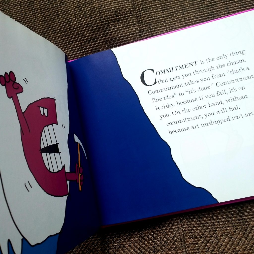 "V is for Vulnerable": Seth Godin's guide for accepting fears, taking action, creating art Alphabet Kids Book Reviews 20210309 085615