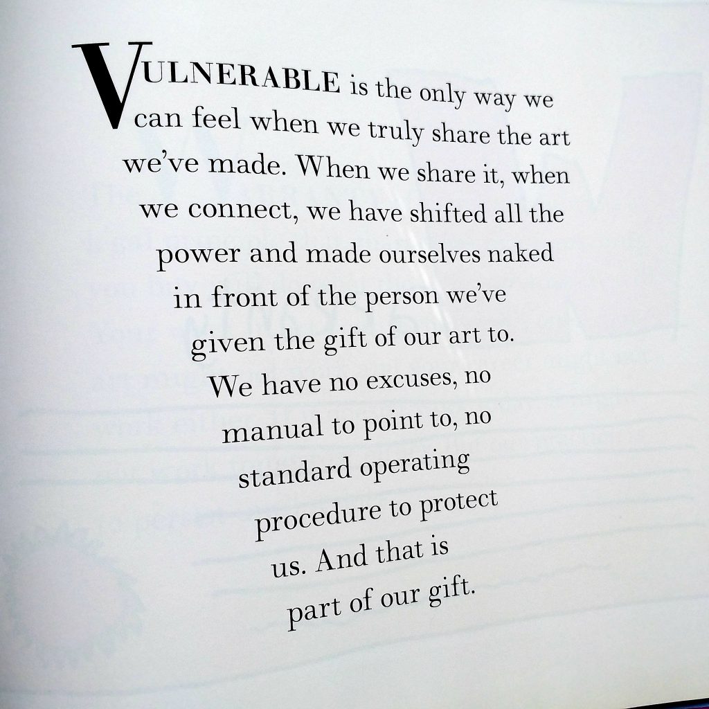 "V is for Vulnerable": Seth Godin's guide for accepting fears, taking action, creating art Alphabet Kids Book Reviews 20210309 090914