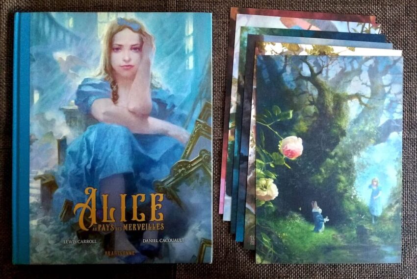 "Alice au pays des Merveilles" illustrated by Daniel Cacouault Illustrated "Alice in Wonderland" Kids Book Reviews alice au pays des merveilles daniel cacouault 01
