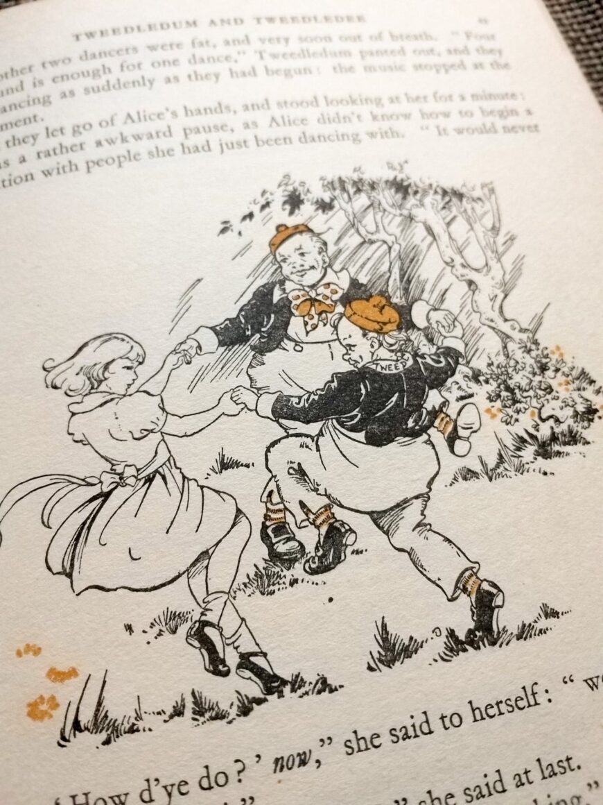 Rene Cloke brings classical British appeal to Carroll's vintage "Alice" Illustrated "Alice in Wonderland", Illustrated "Through the Looking Glass" Kids Book Reviews alice through the looking glass lewis carroll rene cloke 06