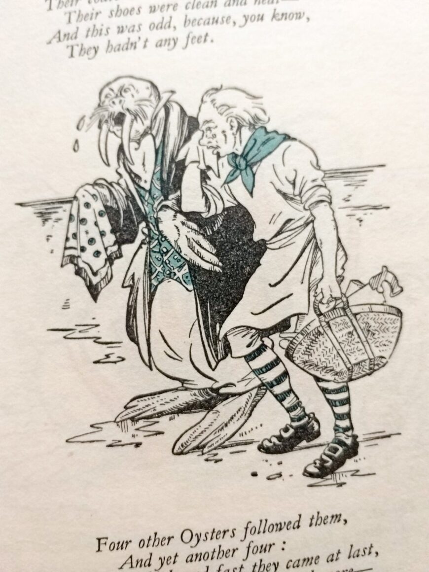 Rene Cloke brings classical British appeal to Carroll's vintage "Alice" Illustrated "Alice in Wonderland", Illustrated "Through the Looking Glass" Kids Book Reviews alice through the looking glass lewis carroll rene cloke 07