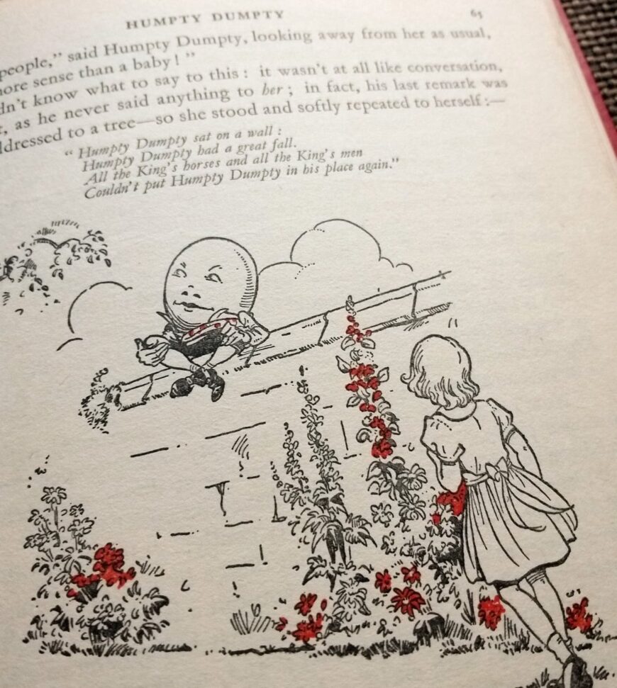 Rene Cloke brings classical British appeal to Carroll's vintage "Alice" Illustrated "Alice in Wonderland", Illustrated "Through the Looking Glass" Kids Book Reviews alice through the looking glass lewis carroll rene cloke 09