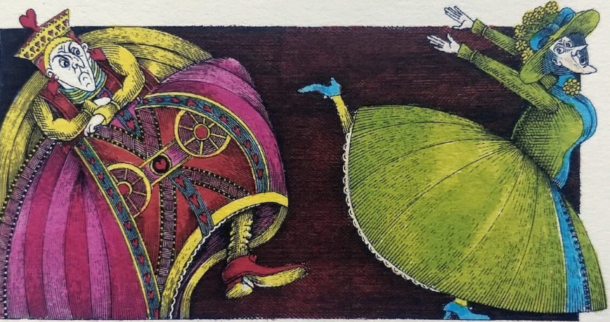 Is this the Holy Grail of illustrated "Alice", by John Vernon Lord Illustrated "Alice in Wonderland" Kids Book Reviews alices adventures in wonderland lewis carroll john vernon lord 16 e1627125820406