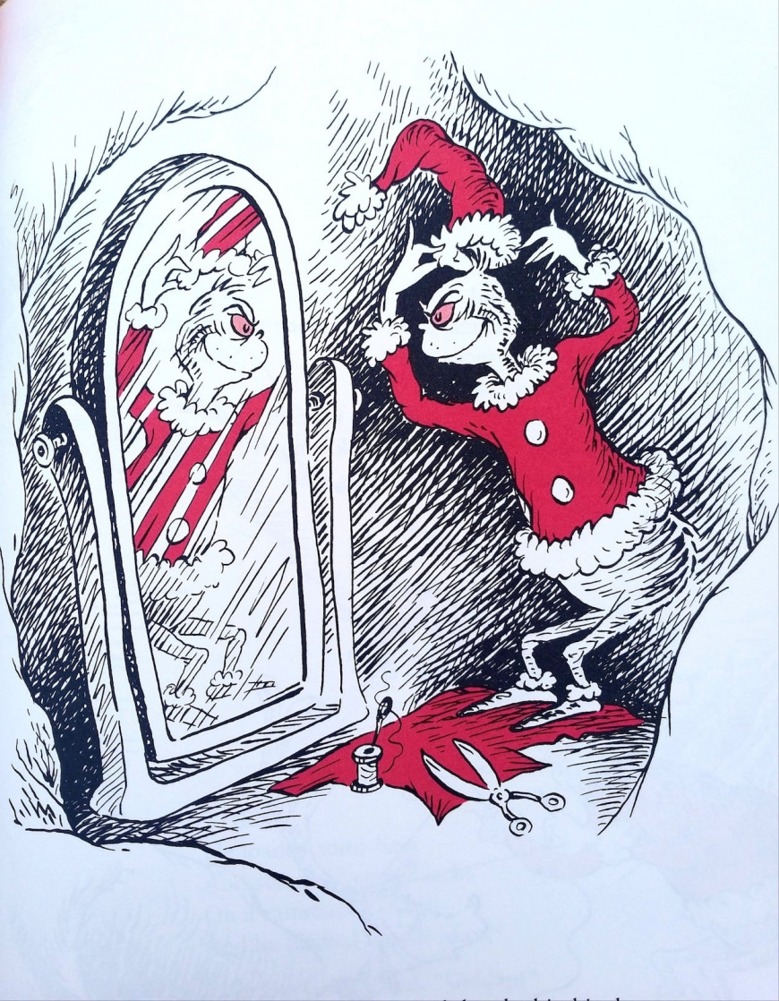 "How the Grinch Stole Christmas!" and Dr. Seuss's affinity with the green grouch Christmas, Junior Fiction (6-12 years) Home Library Essentials how the grinch stole christmas dr seuss 03