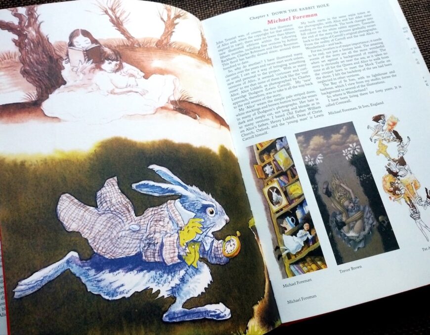 "Illustrating Alice" an anthology of Alice’s all-time greatest hits Illustrated "Alice in Wonderland", Illustrated "Through the Looking Glass" Kids Book Reviews illustrated alice artists choice editions 2013 dennis hall 53