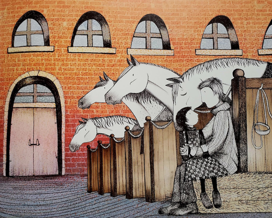 Empathy Through Literature: The Best Children's Books About Refugee Experiences War and Conflict Kids Book Reviews running with the horses alison lester 03